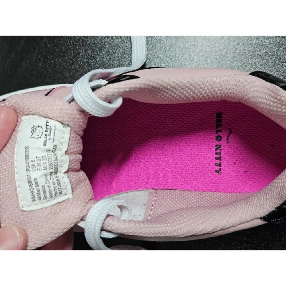 Hello Kitty Pink Sneakers Sanrio Size 6 - Picture 6 of 8